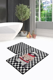 Mijölnir Juego de alfombras de baño Mr. Raccoon Multicolor
